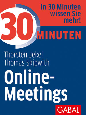 cover image of 30 Minuten Online-Meetings